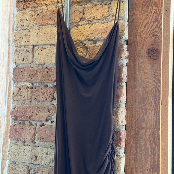 Lovers & Friends Odessa Gown in Espresso Brown - Picture 4 of 7